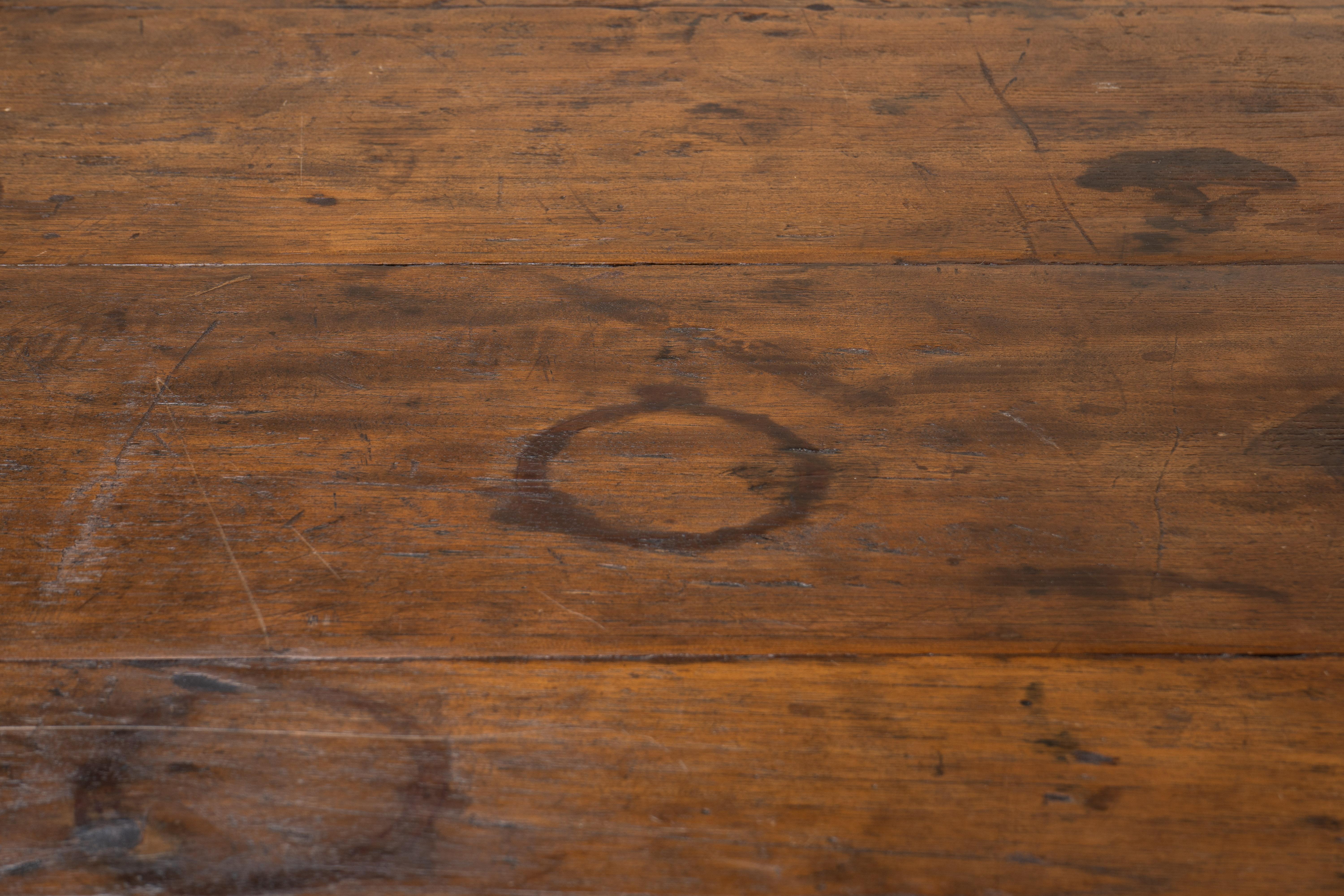 20th Century A British Colonial Teak Wood Dining Table or Conference Table