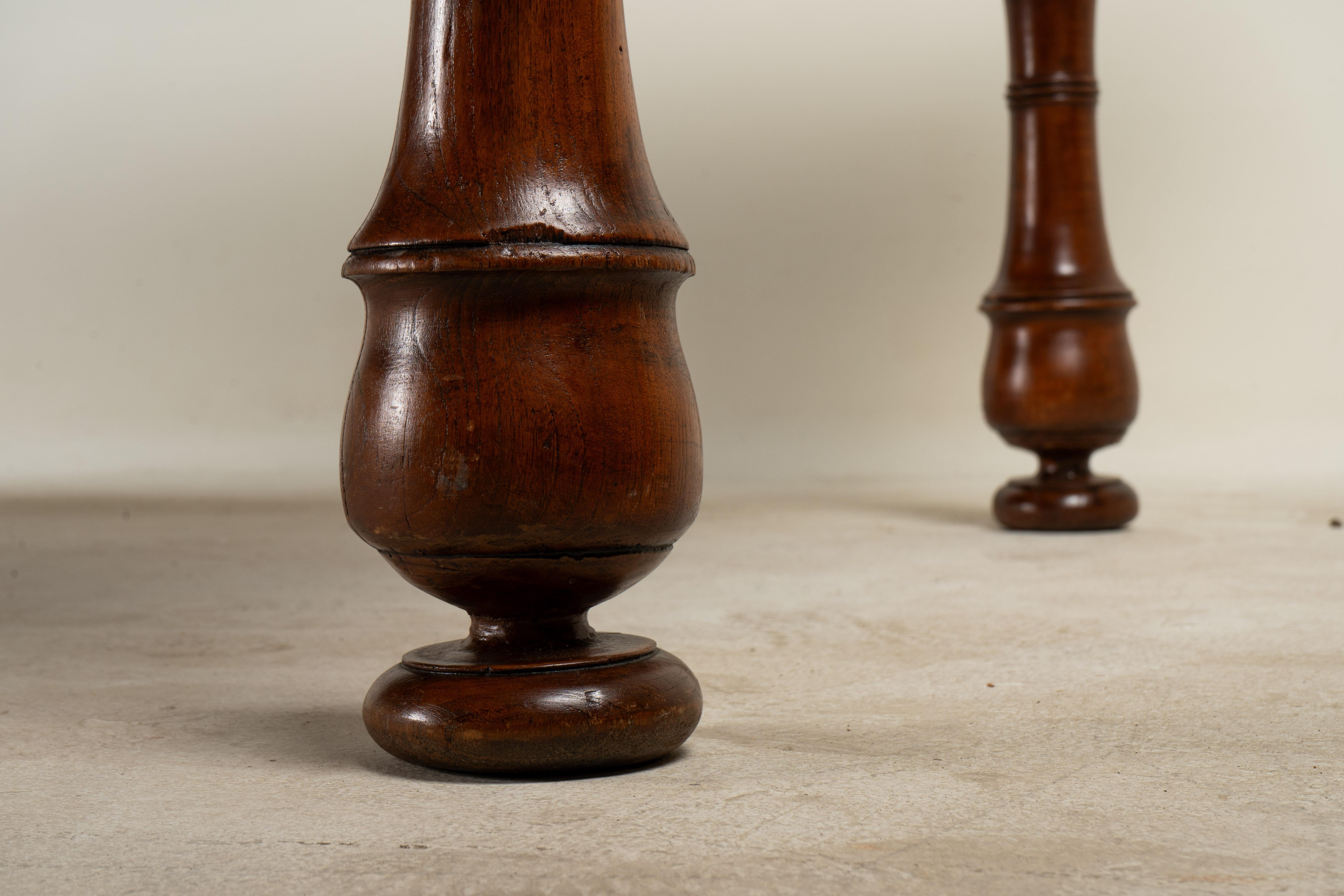 A British Colonial Teak Wood Dining Table or Conference Table 1