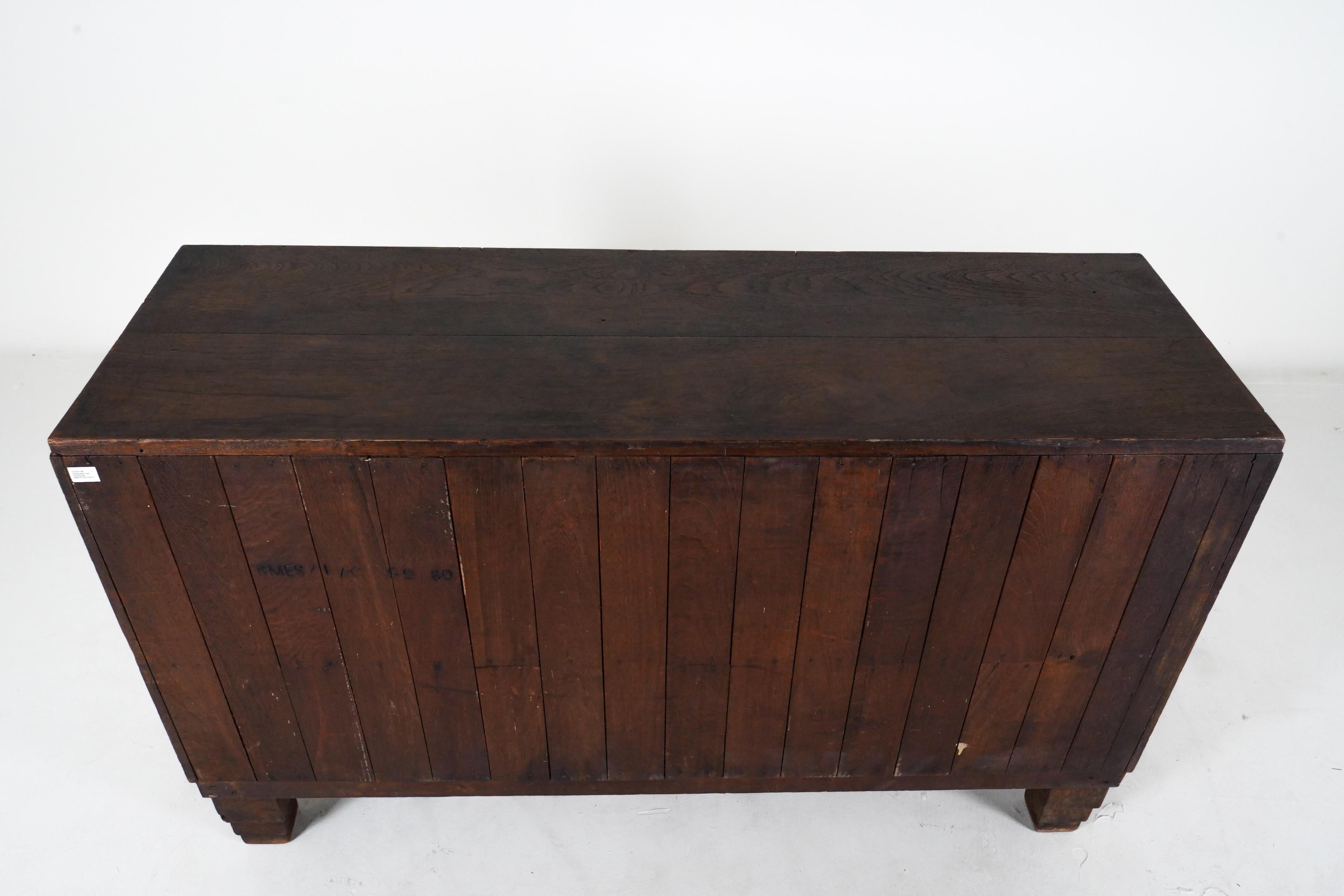 A British Colonial Teak Wood Shop Counter For Sale 6