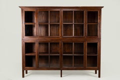 A British Colonial Teakwood Bookcase