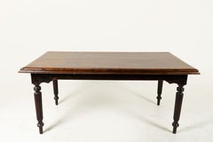 A British Colonial Teakwood Dining Table