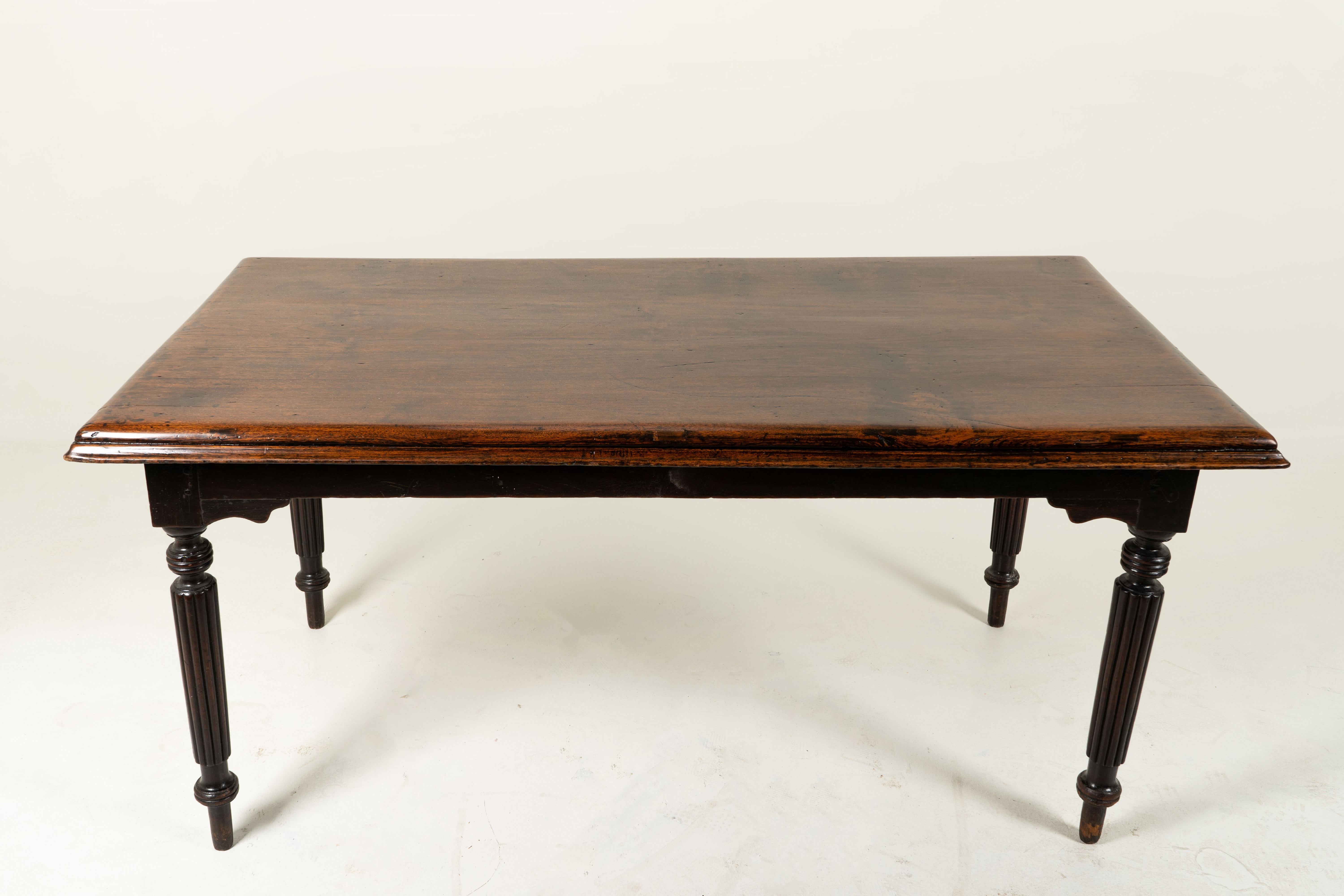 20th Century A British Colonial Teakwood Dining Table