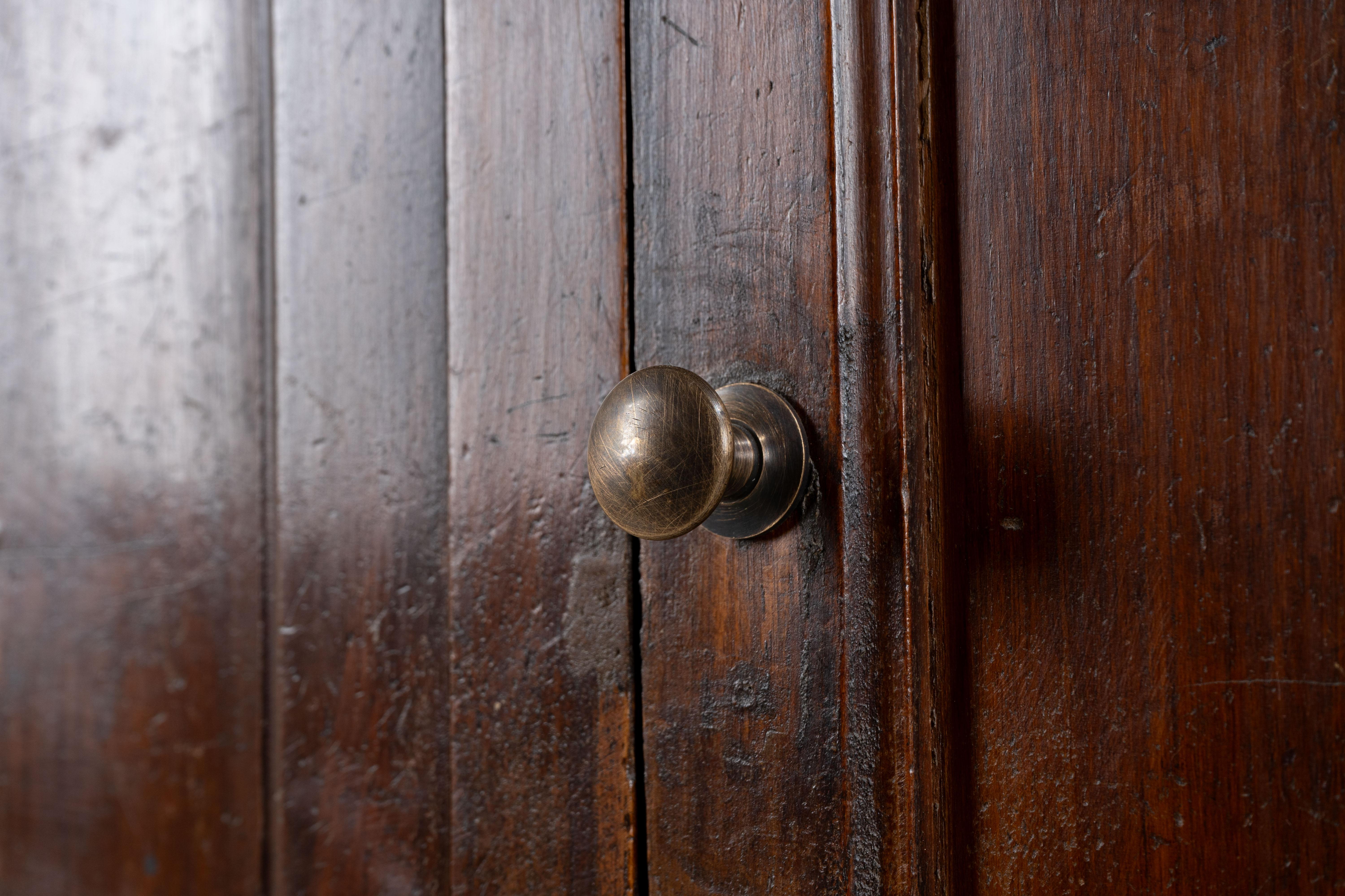 A British Colonial Teakwood Numbered Locker 3
