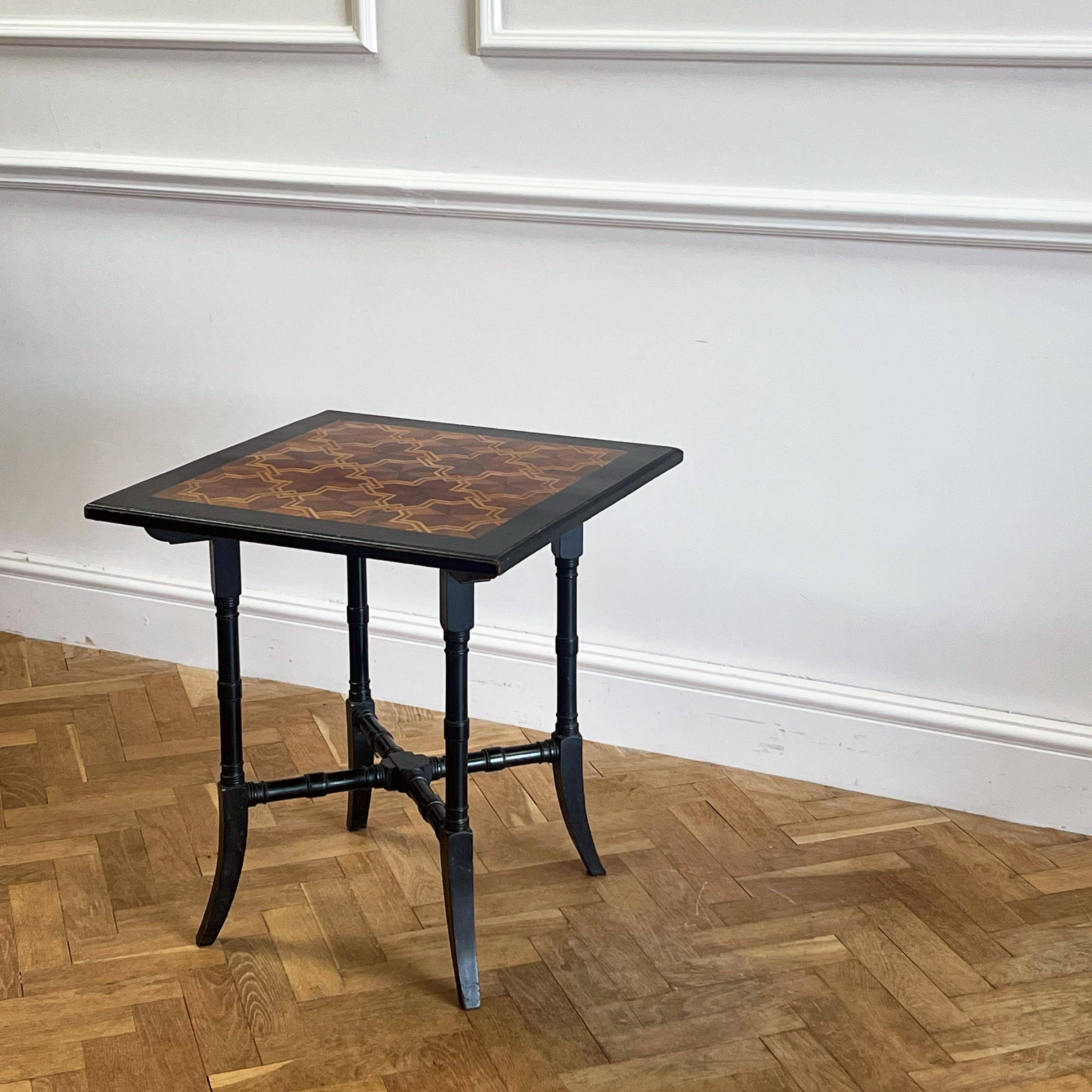 A British Designed Aesthetic Movement Table In Good Condition For Sale In London, GB