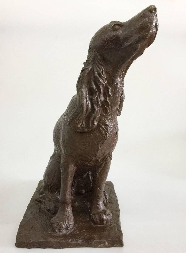spaniel statue