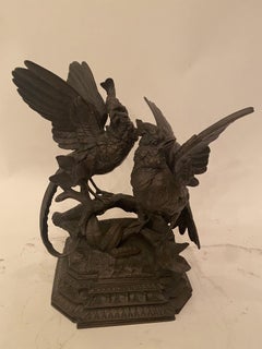 Bronze Figure of Game Birds