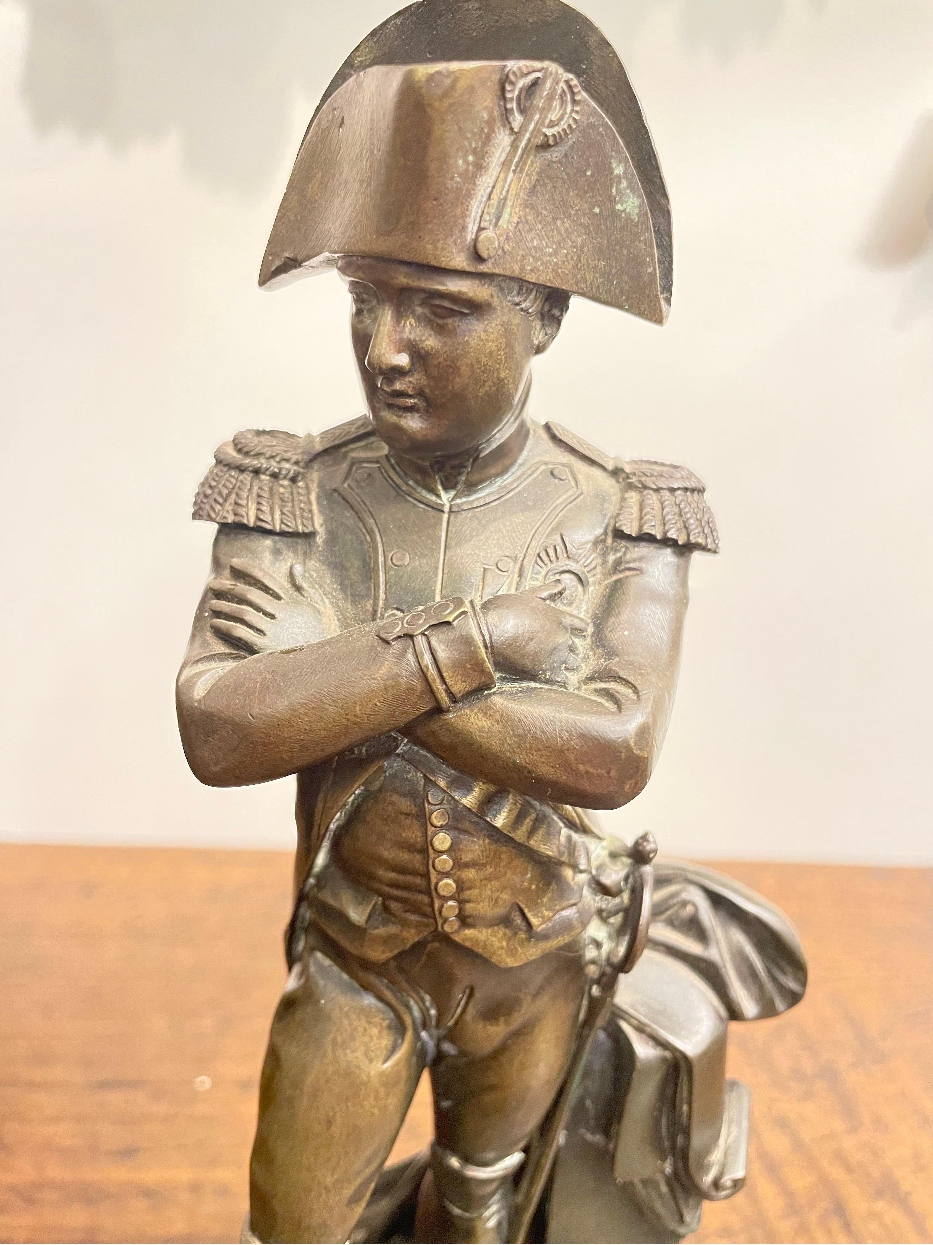 Calco Figura di bronzo di Napoleone, XIX secolo in vendita