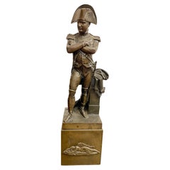 Figura de bronce de Napoleón, siglo XIX