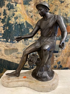 A Bronze Figure of the 1st Century CE Roman ‘Fisherman’, 19th Century