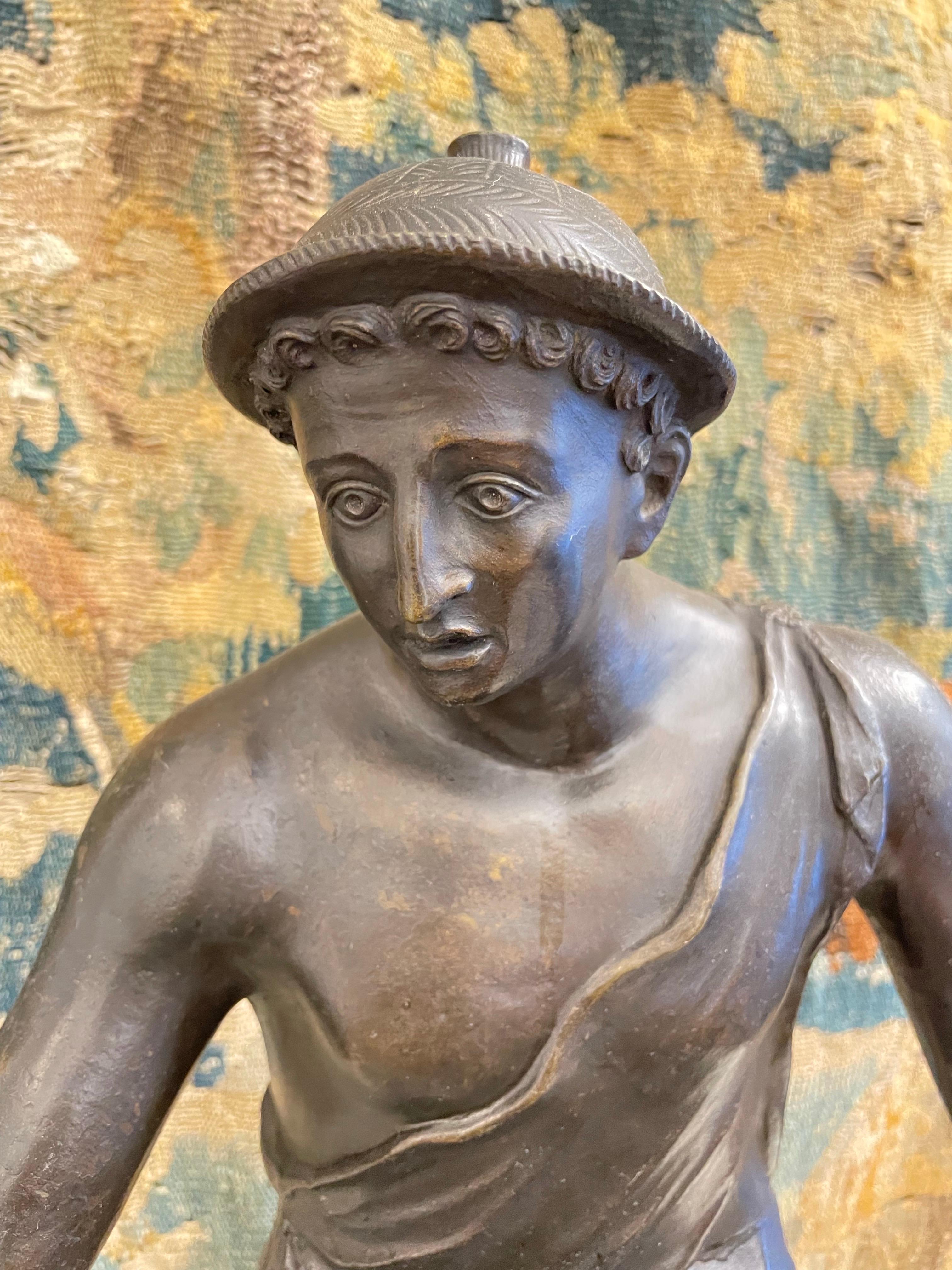 Francese Figura in bronzo del 