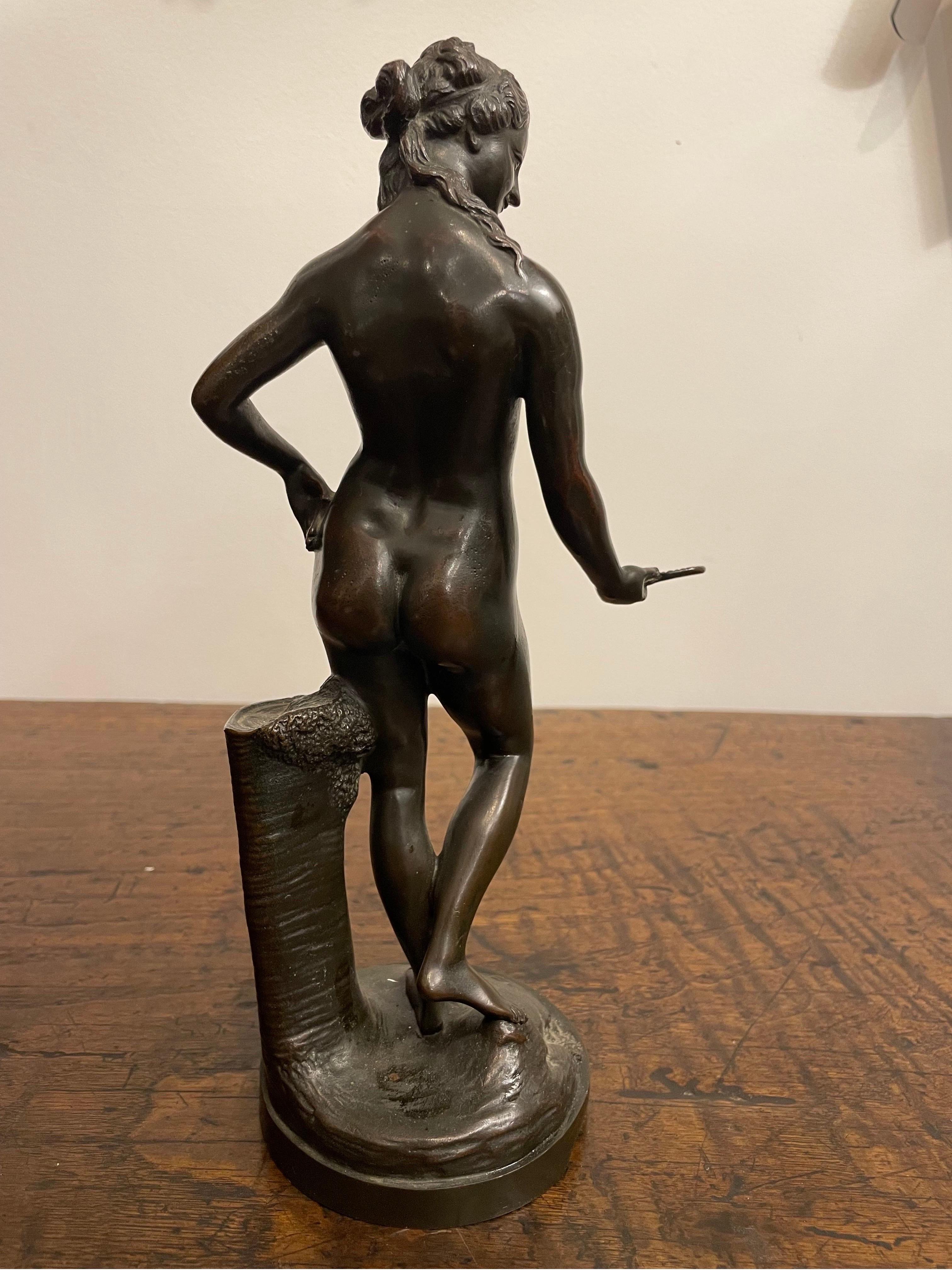 Rinascimento Figura di vanità in bronzo, inizio XIX secolo in vendita