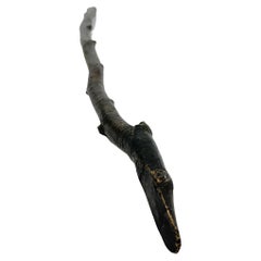 Bronze Fire Poker in the Shape of a Branch of a Tree