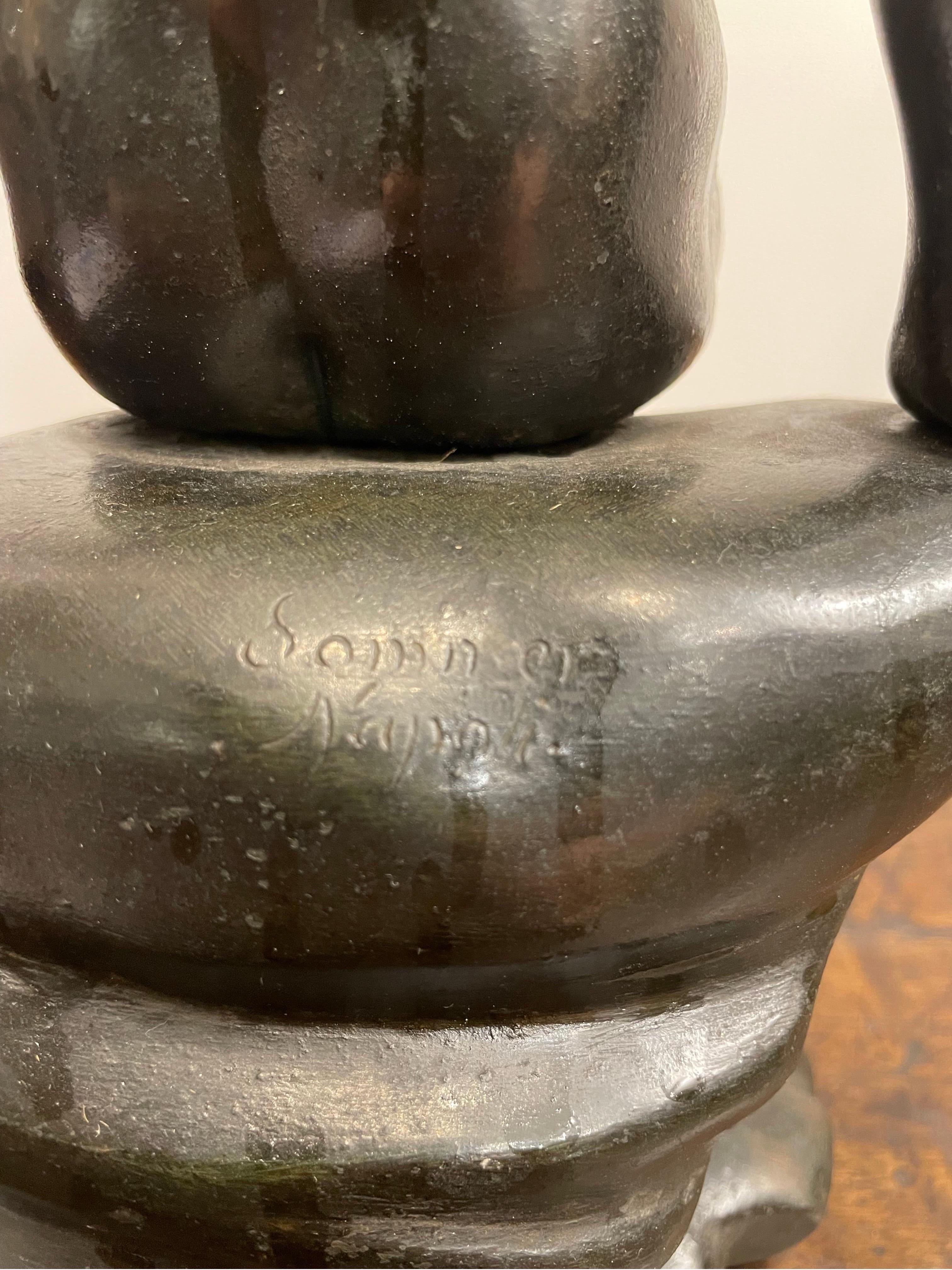 Bronzo di Ermes seduto, XIX secolo In condizioni buone in vendita a ARMADALE, VIC