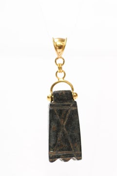 A Bronze Roman Pendant w/ 21K trim
