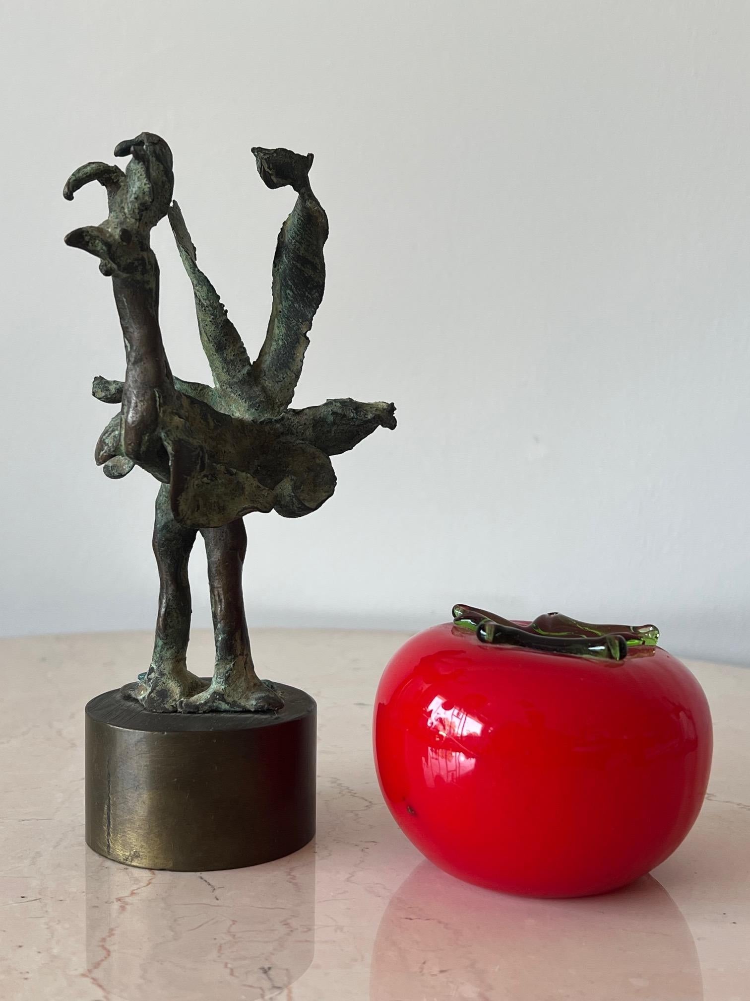 American Bronze Rooster by Anne Van Kleeck For Sale