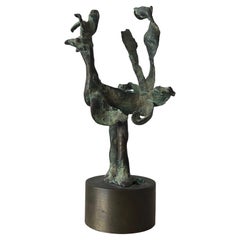 Retro Bronze Rooster by Anne Van Kleeck