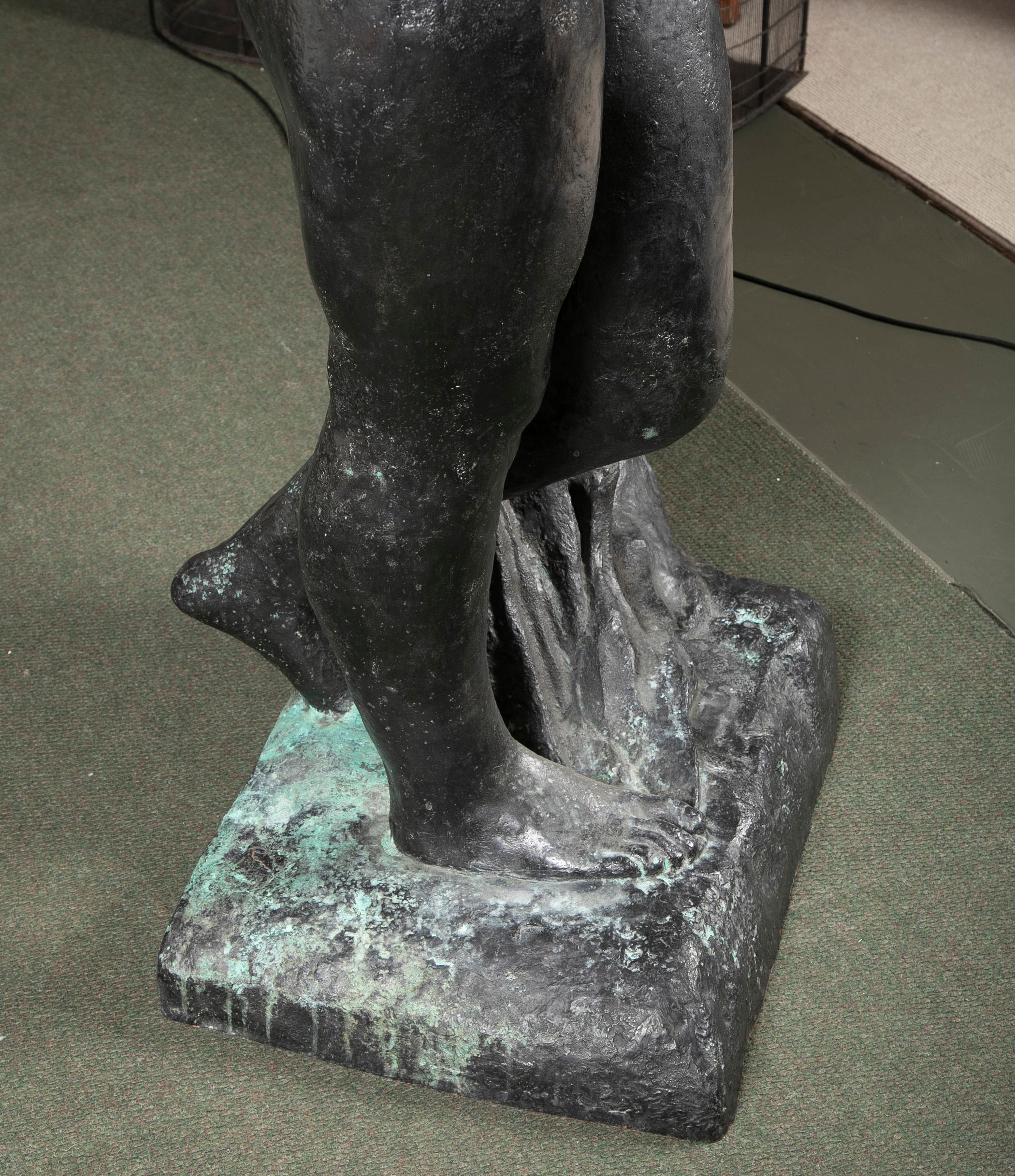 American Bronze Sculpture After Le Grande Venus Victrix by Pierre-Auguste Renoir For Sale