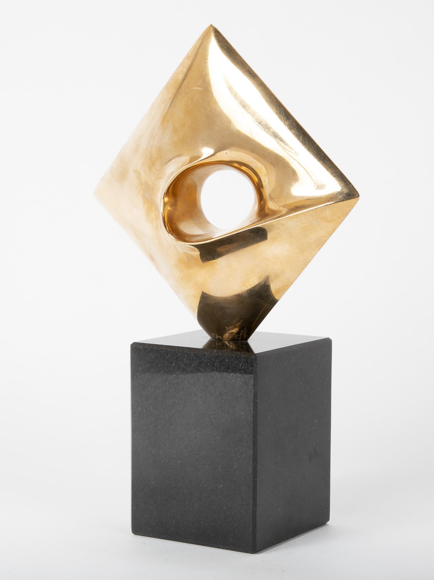 A signed bronze sculpture on marble base by Antonio Kieff. Signed, dated and numbered e/a. Titled 