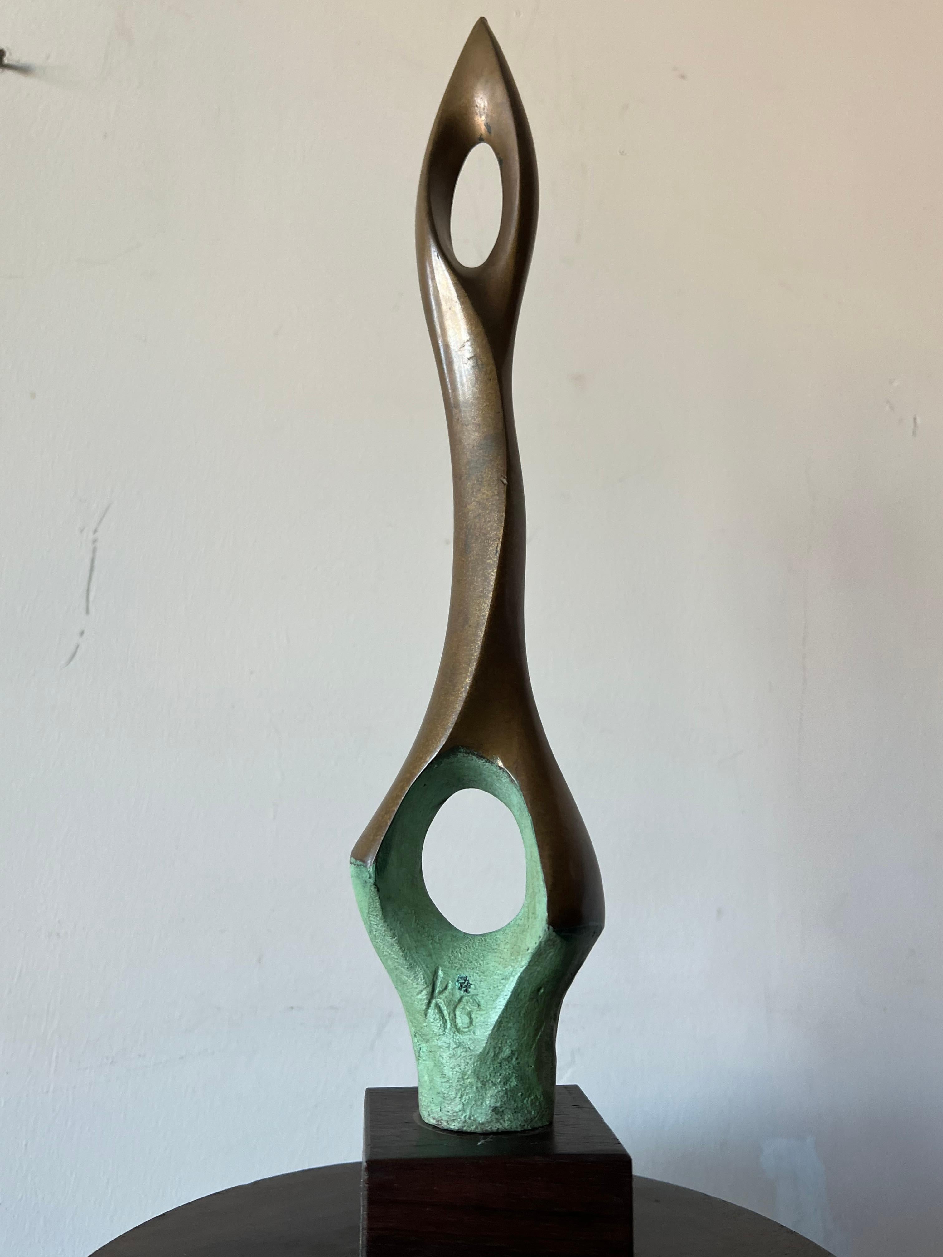 Mid-Century moderno Una scultura in bronzo di Grediaga Kieff in vendita