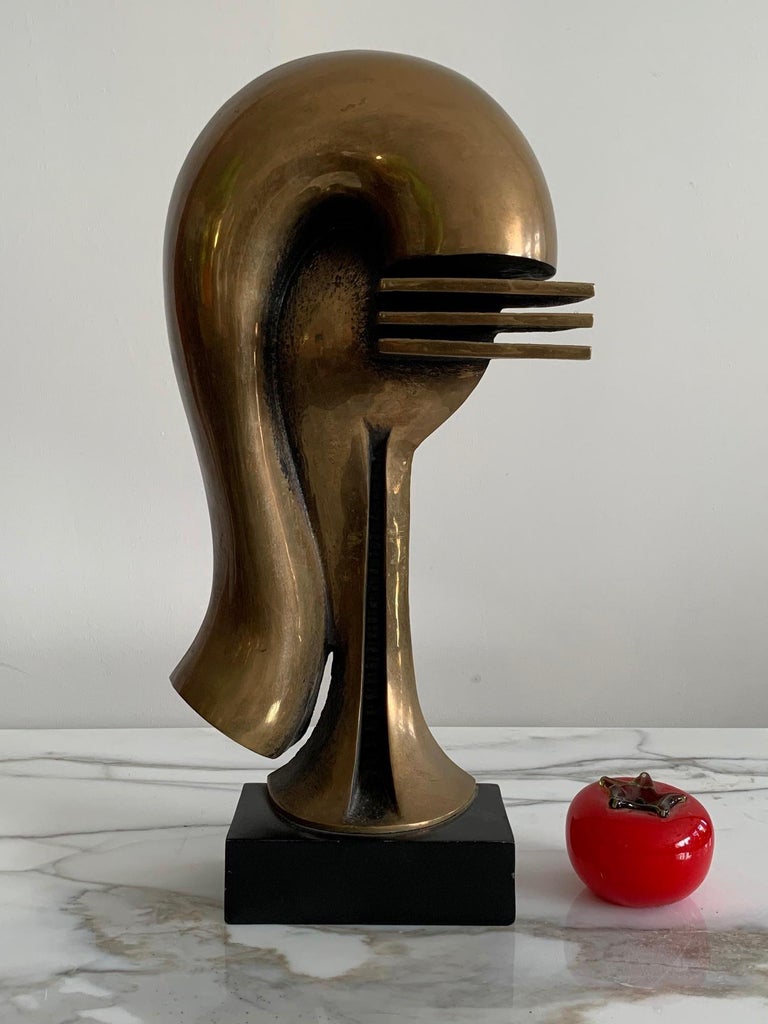 Bronze Sculpture by Rodger Mack, circa 1970s For Sale 4