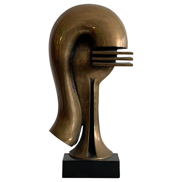 Bronze Sculpture by Rodger Mack, circa 1970s For Sale