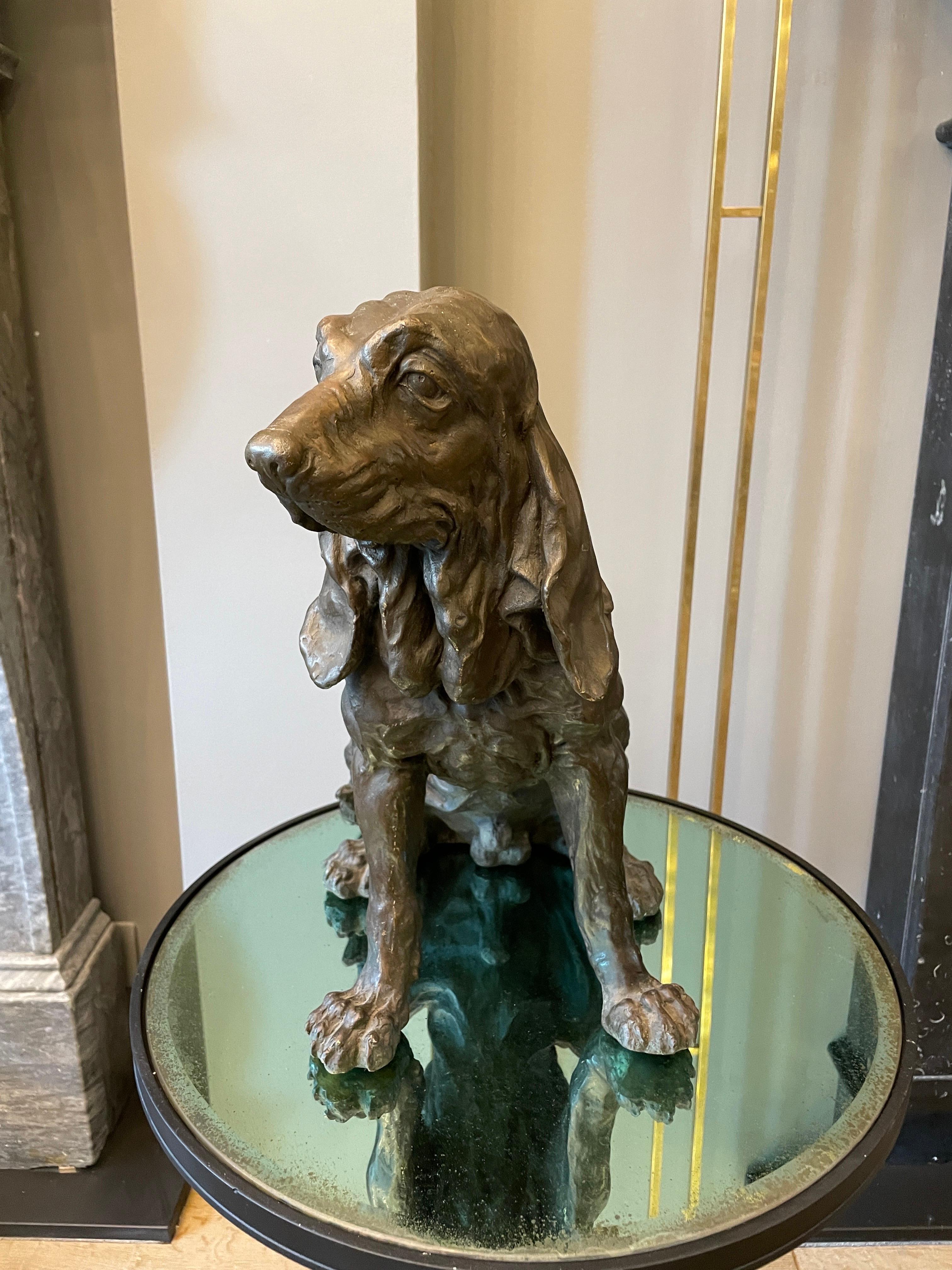 Bronze Sculpture of a Gun Dog For Sale 3