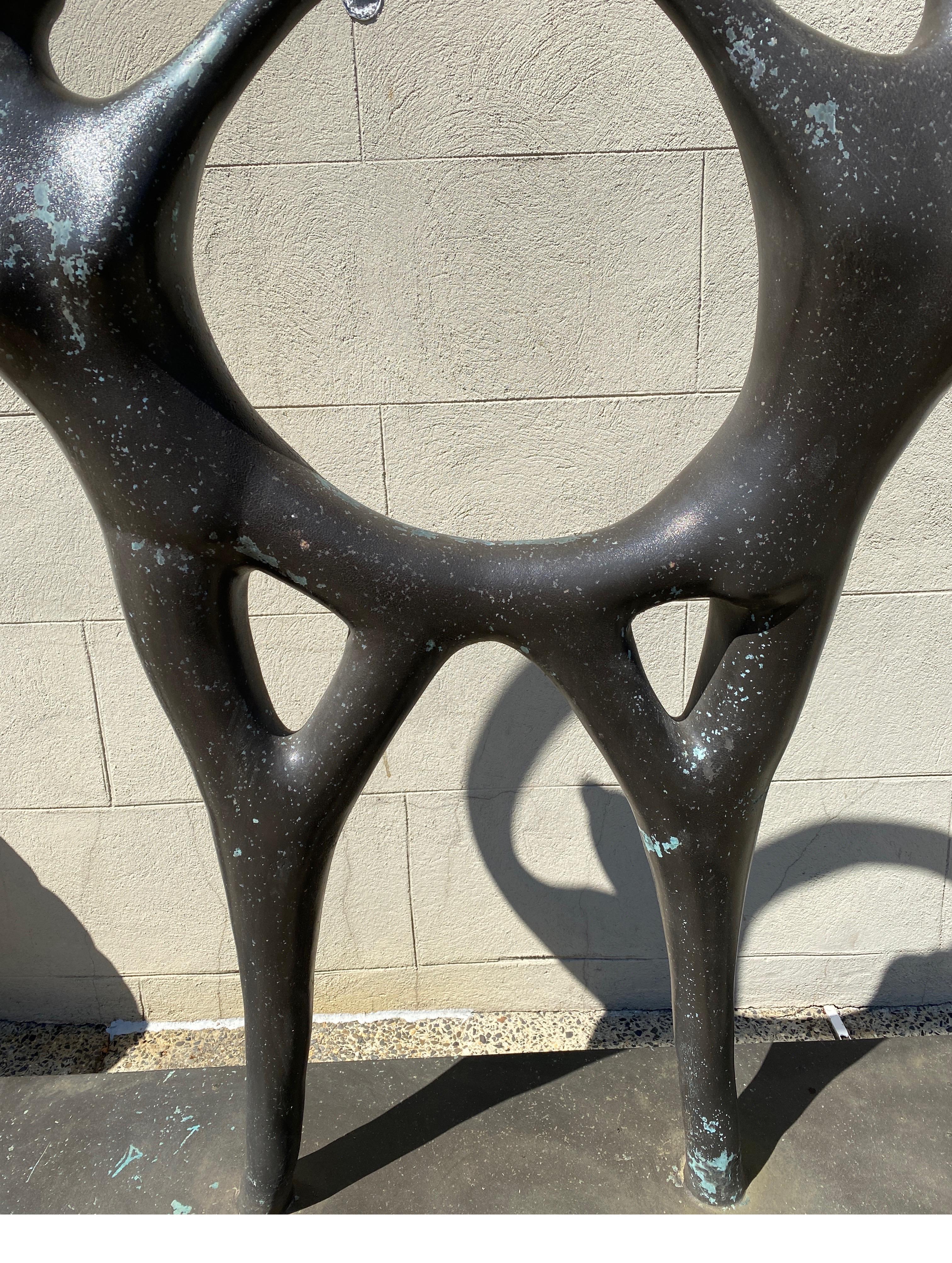 Bronze Sculpture Titled Bailarines by Jose Almanzor 1962-2015 In Good Condition In Lambertville, NJ
