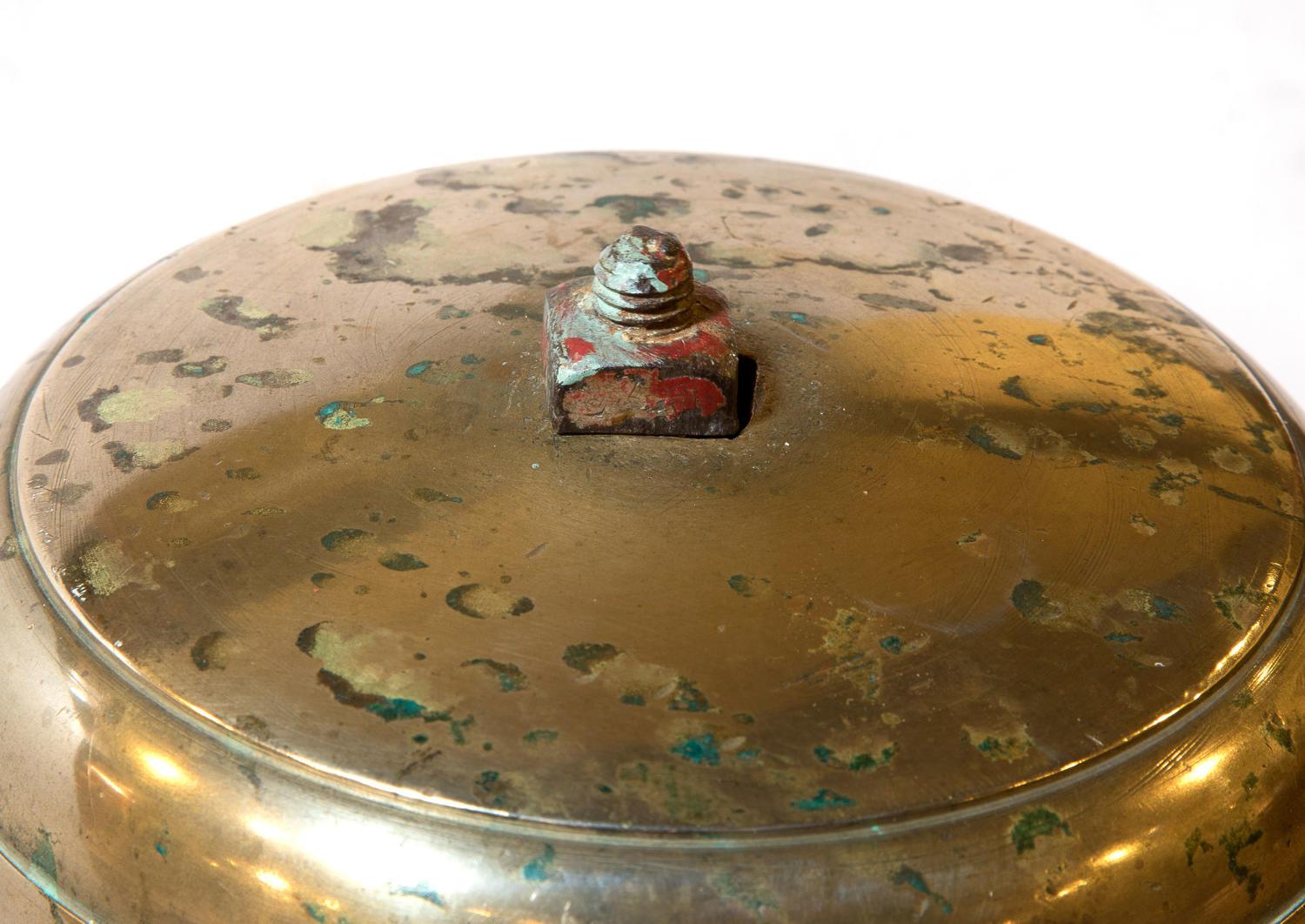 Victorian Bronze Ships Bell from HMS Monarch Dated, 1878 For Sale