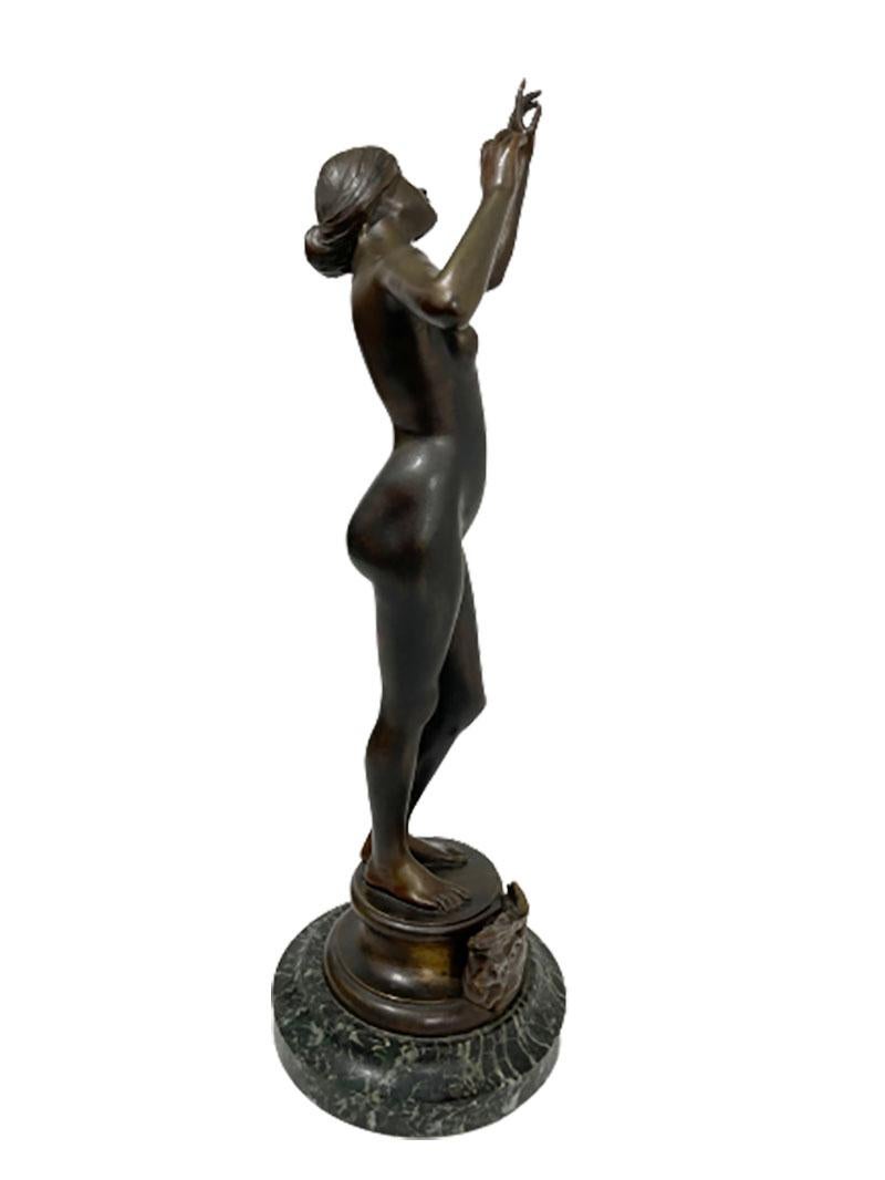 Statue en bronze de Charles Louchet, France, 1854 - 1936 en vente 1