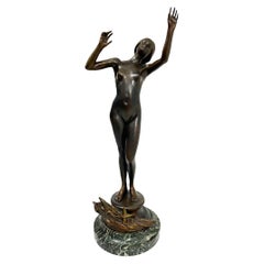 Bronze Statue by Charles Louchet, France, '1854-1936'
