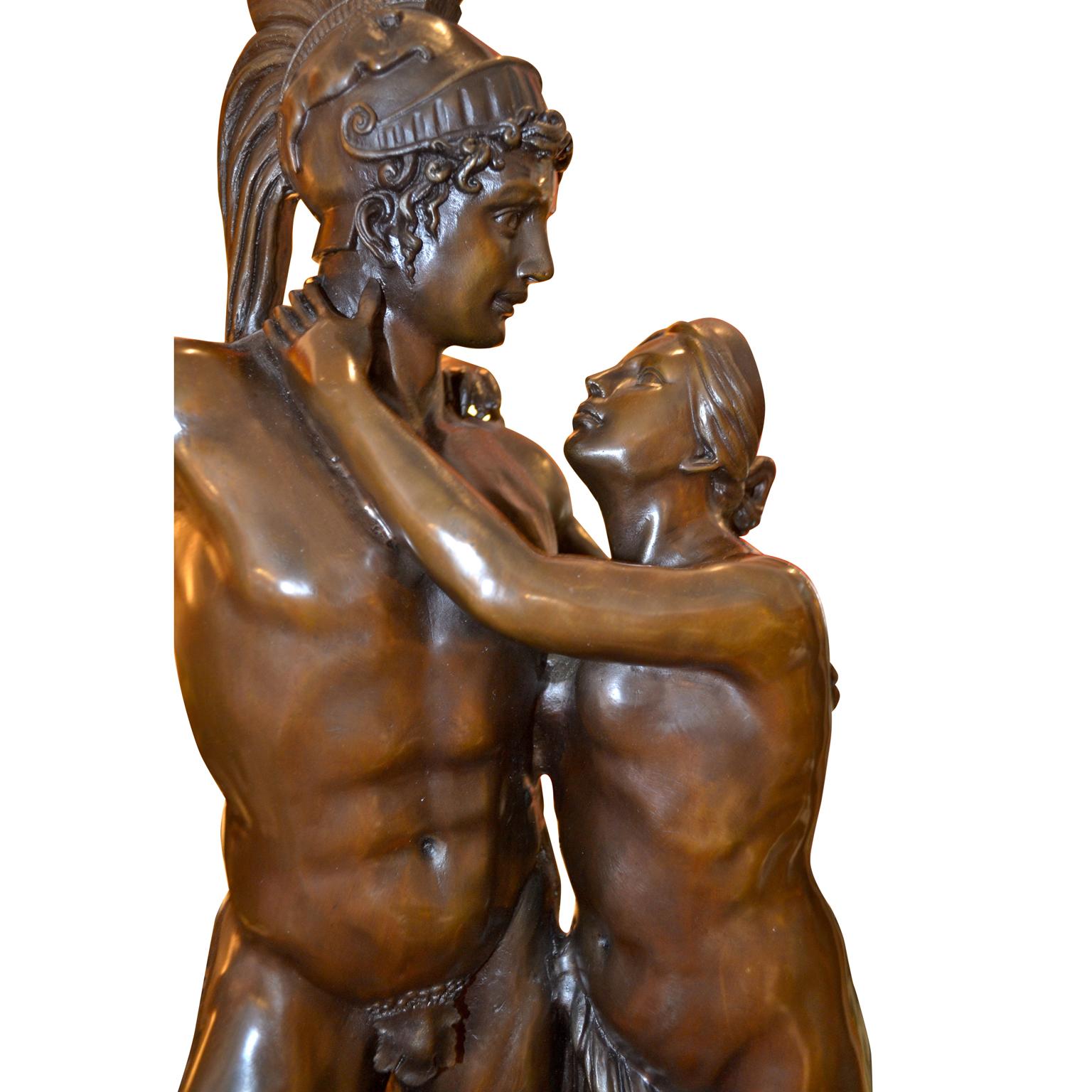 Bronze Statue Depicting Mars and Venus after the Original by Canova 1