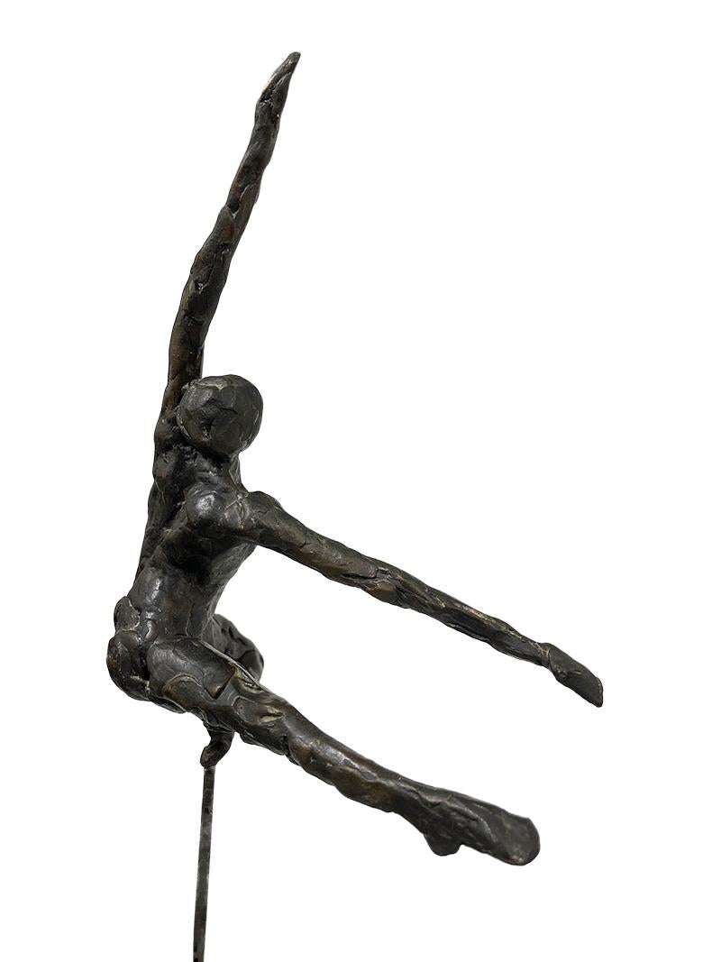 Dutch A bronze statue of a ballerina For Sale