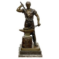 Bronze Statue of a Farrier
