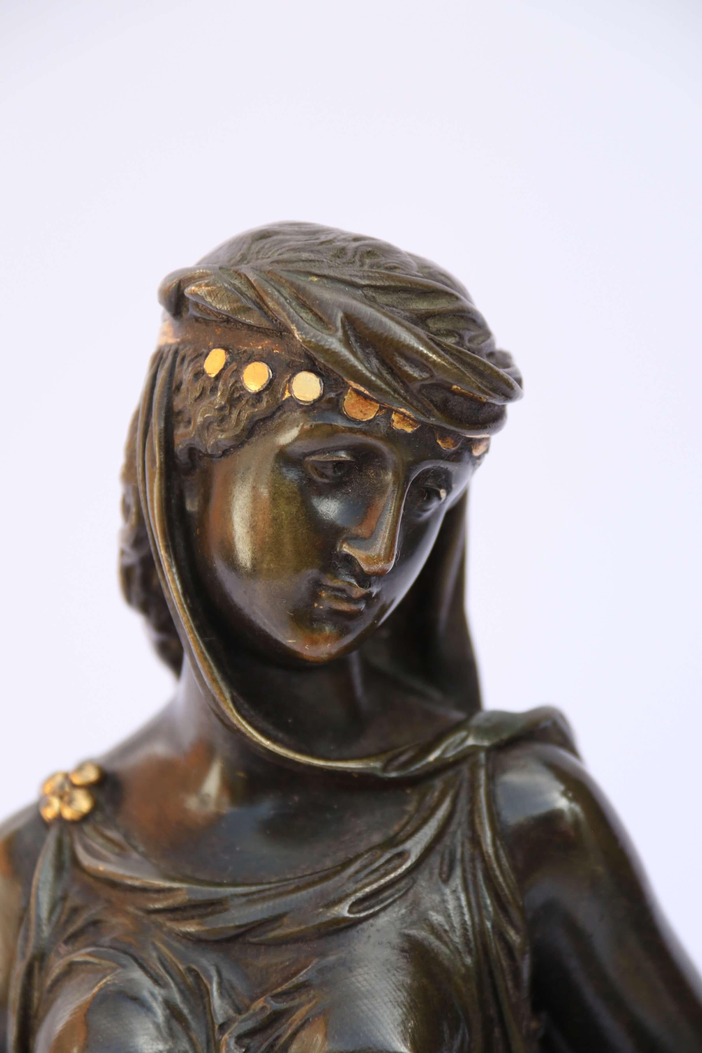 Bronze Study by Bouret, the Egyptian Water Bearer 3