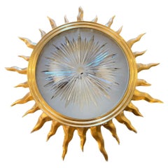 Einbaubeleuchtung aus Bronze mit Sonnenschliff-Design