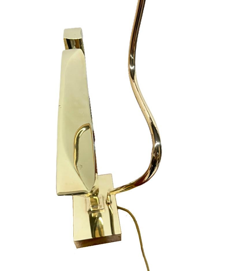 20th Century Bronze Table Lamp by Willy Daro, Belgium, 1970s For Sale