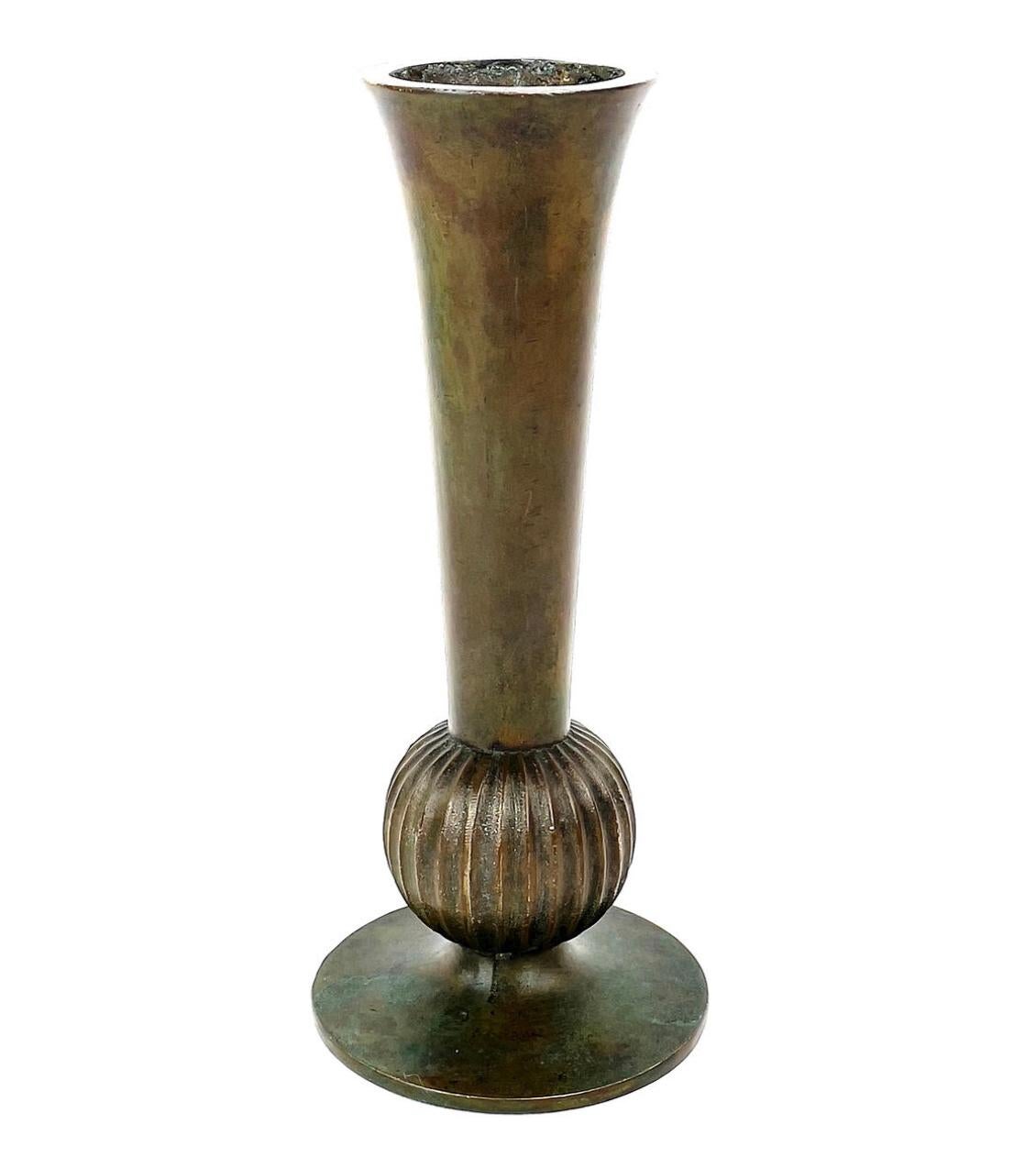 Un vaso di bronzo di Sune Bäckström In condizioni buone in vendita a Long Island City, NY