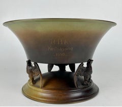 A bronze vase by Ystad-Bronse