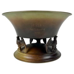 A bronze vase by Ystad-Bronse