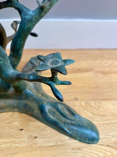 A Bronze Verdigris Coffe Or Cocktail Table By Willy Daro