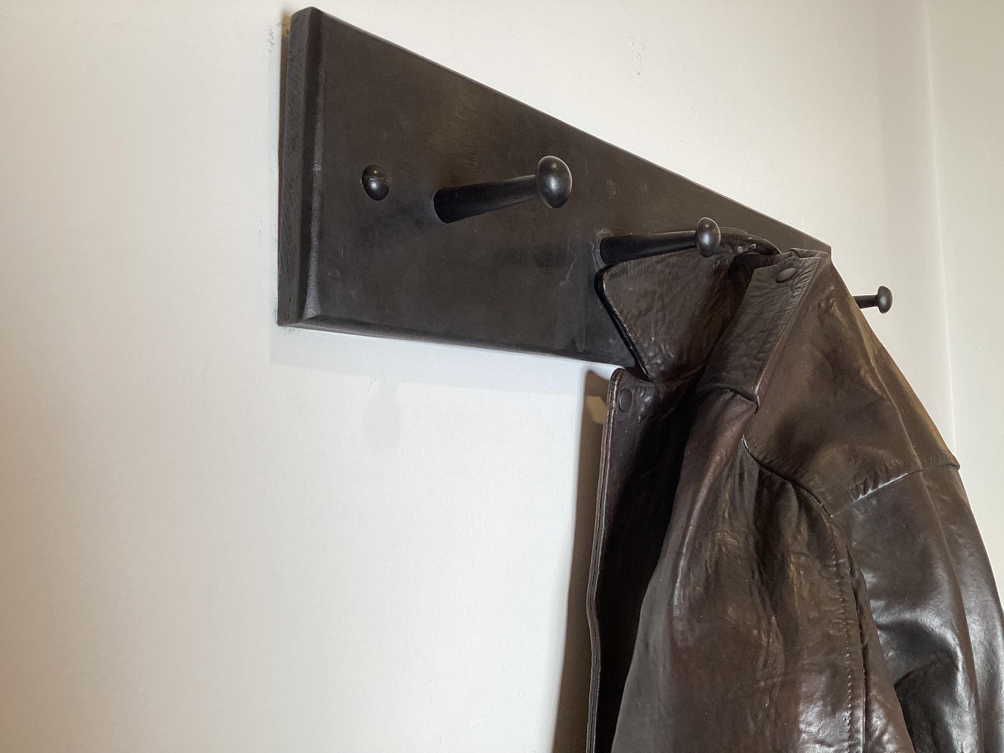 Patinated A Bronze Wall Sculpture of a Bomber Jacket by Scott Hanson For Sale