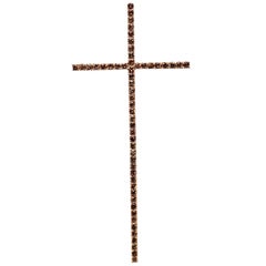 Brown Diamond and 18 Karat Red Gold Pendant