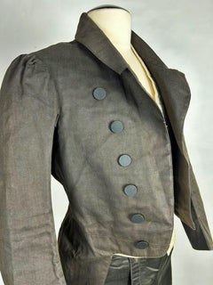 Brauner Gehrock für einen eleganten französischen Mann - Louis-Philippe-Periode CIRCA 1830