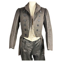 A brown frockcoat for french elegant man - Louis-Philippe period Circa 1830