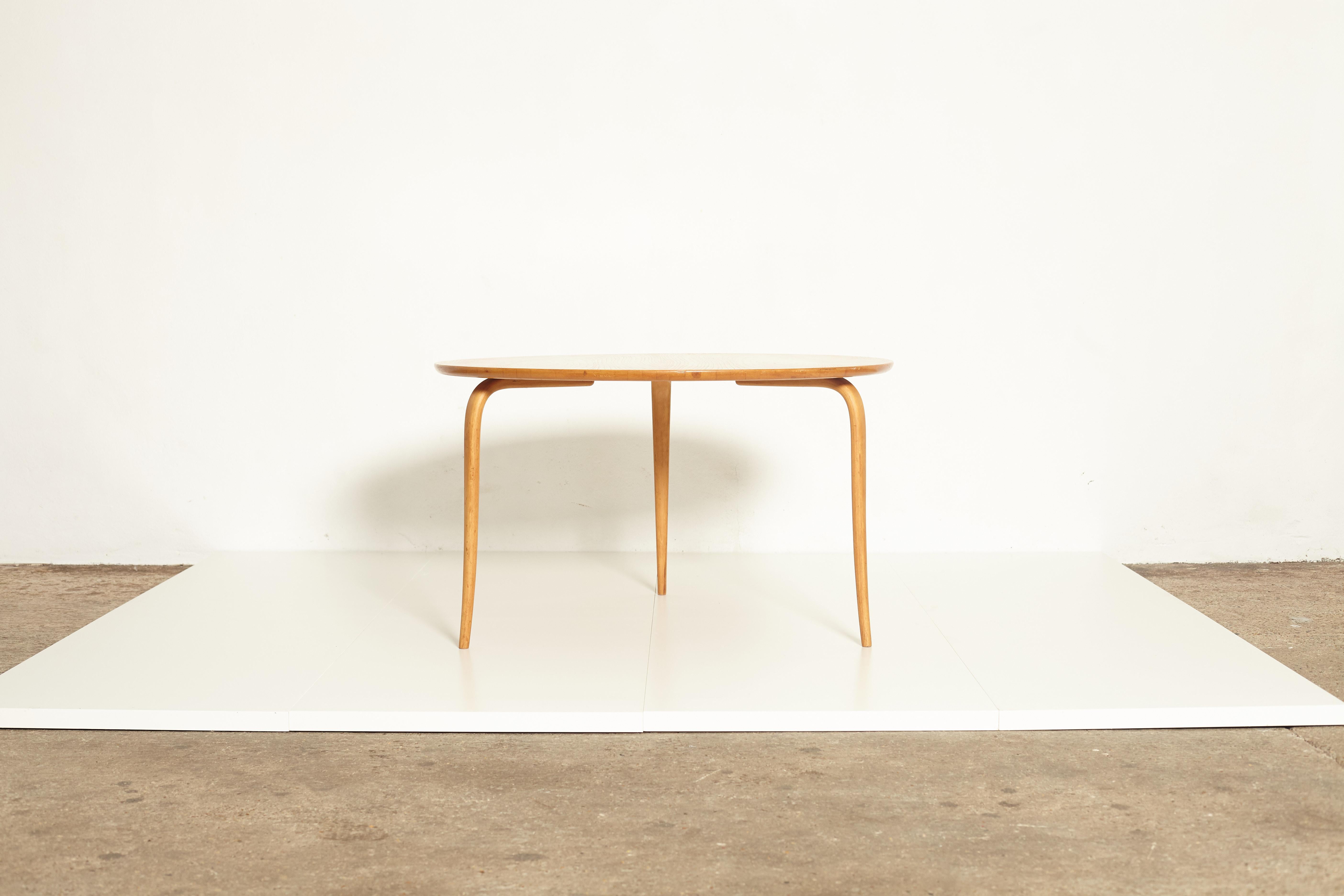 Mid-Century Modern Bruno Mathsson Annika Coffee Table, Made by Karl Mathsson, Sweden, 1940s-1950s