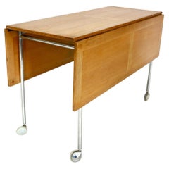 Table d'appoint pliante "Berit" de Bruno Mathsson, Suède, années 50.