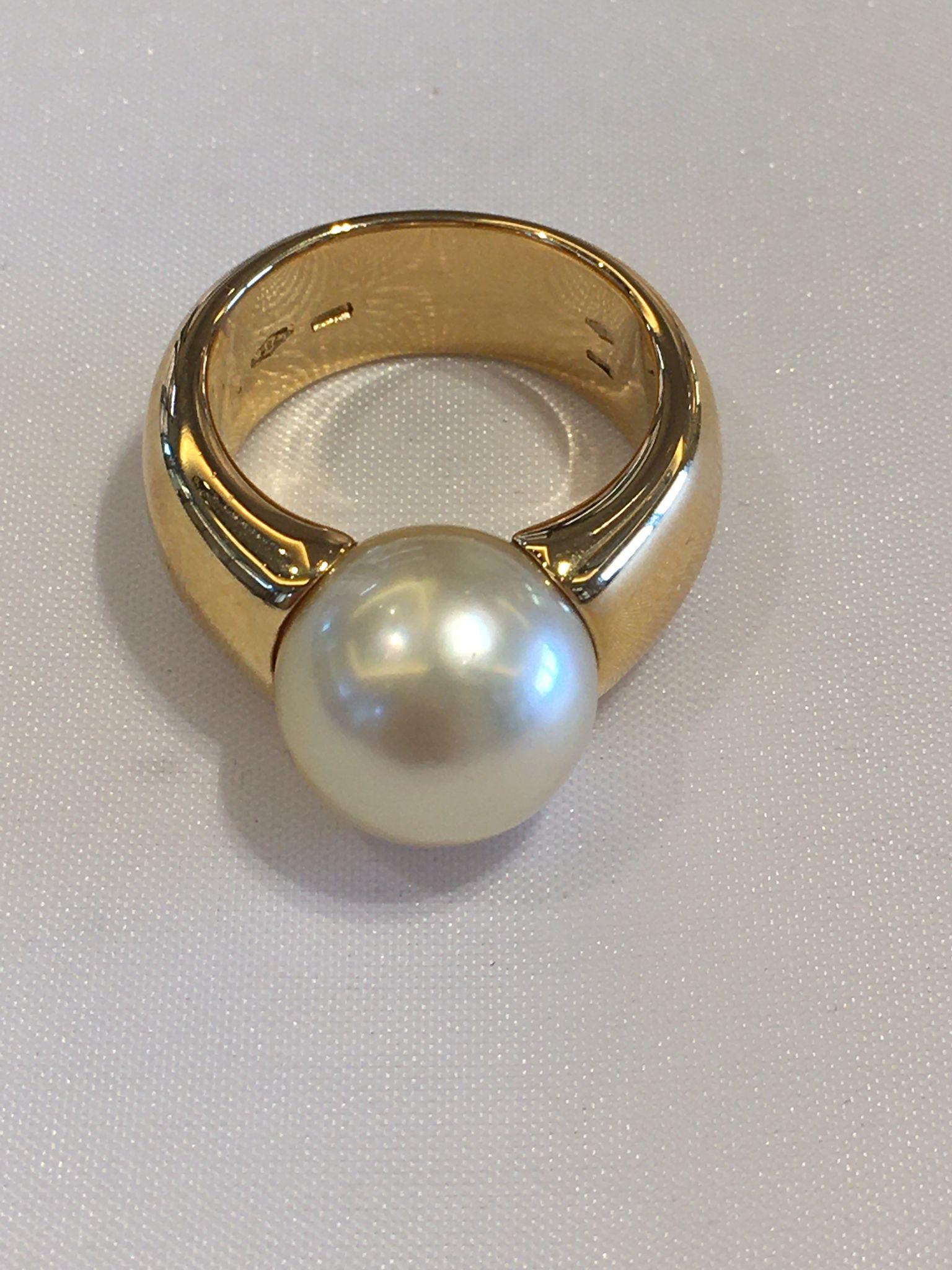 vintage mikimoto pearl ring