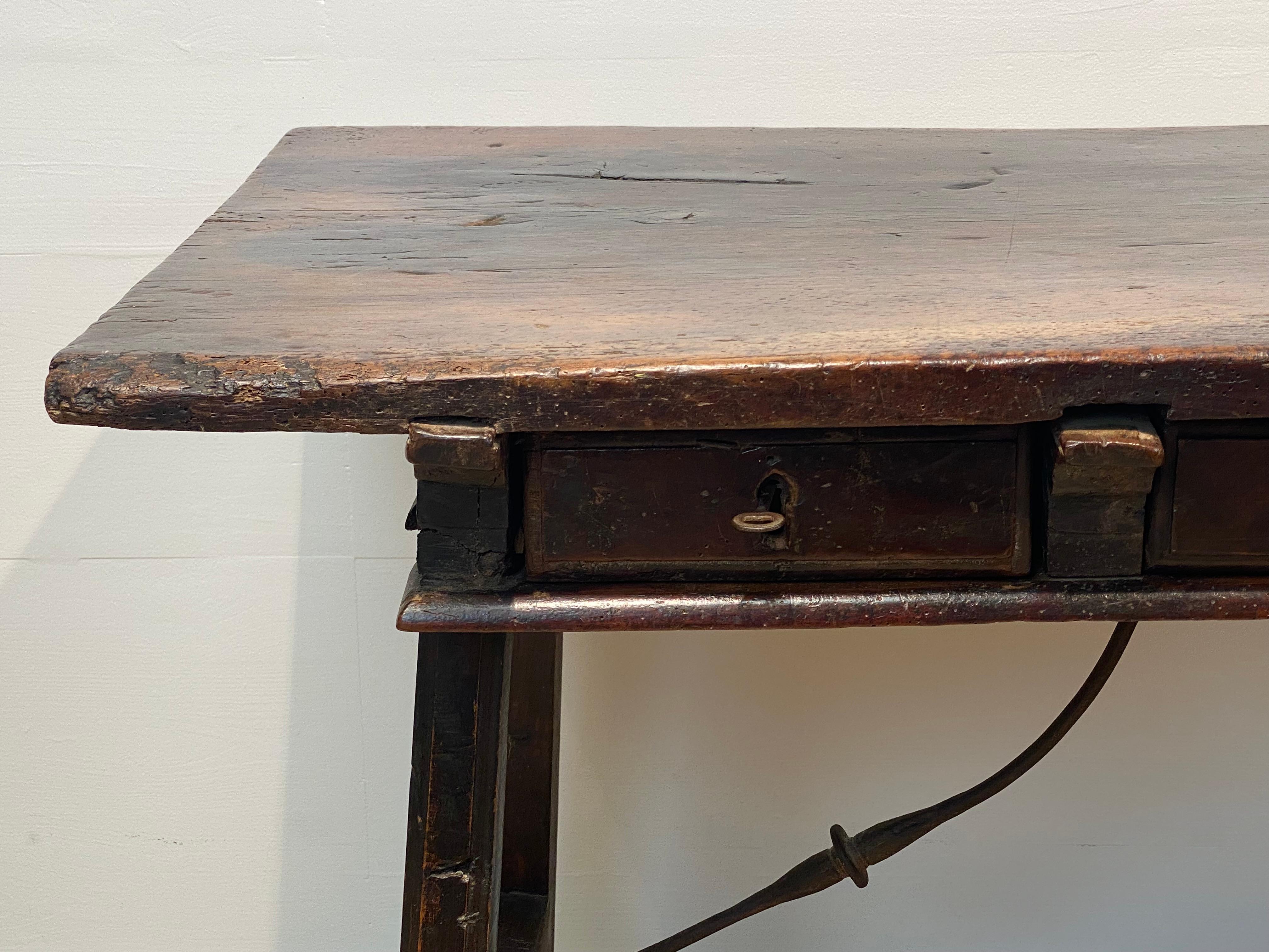 A Brutalist, antique Spanish Table For Sale 5