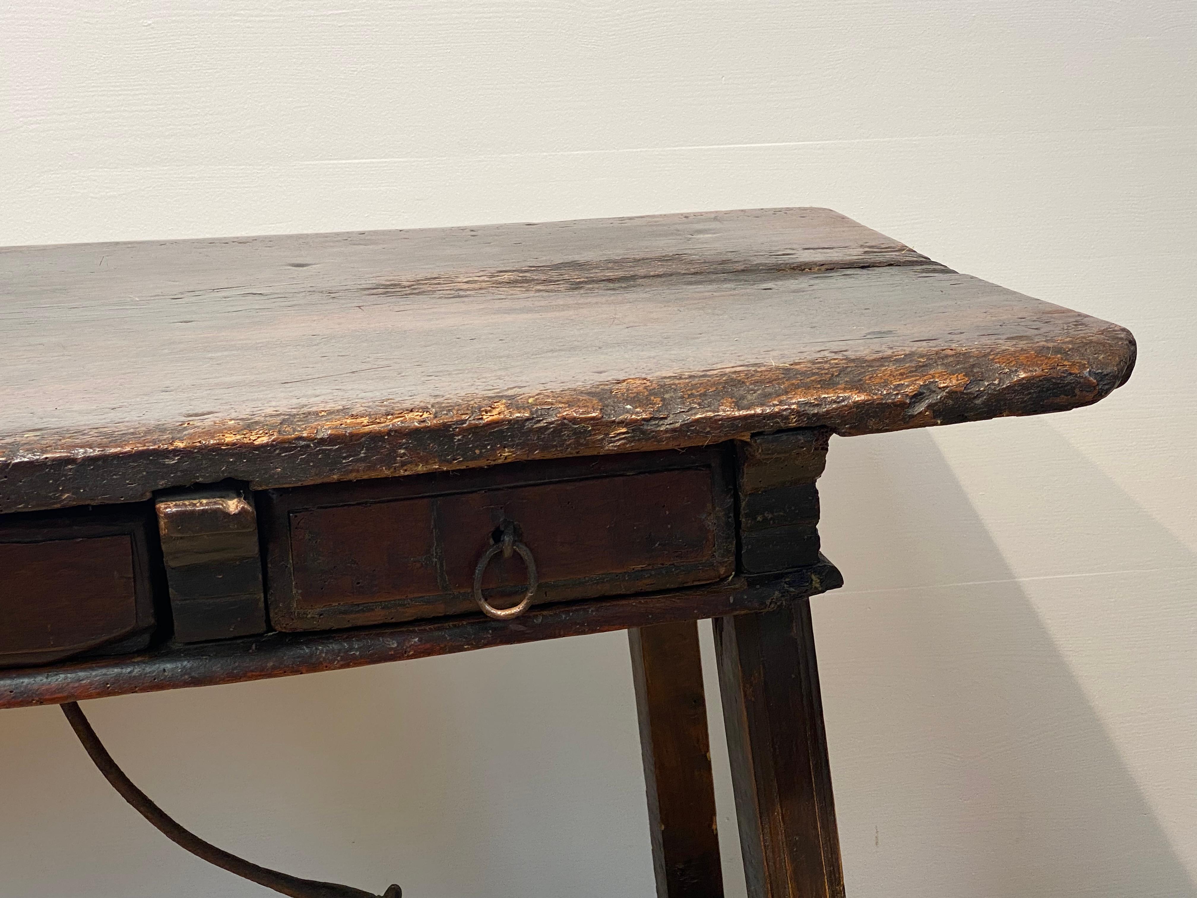 A Brutalist, antique Spanish Table For Sale 6