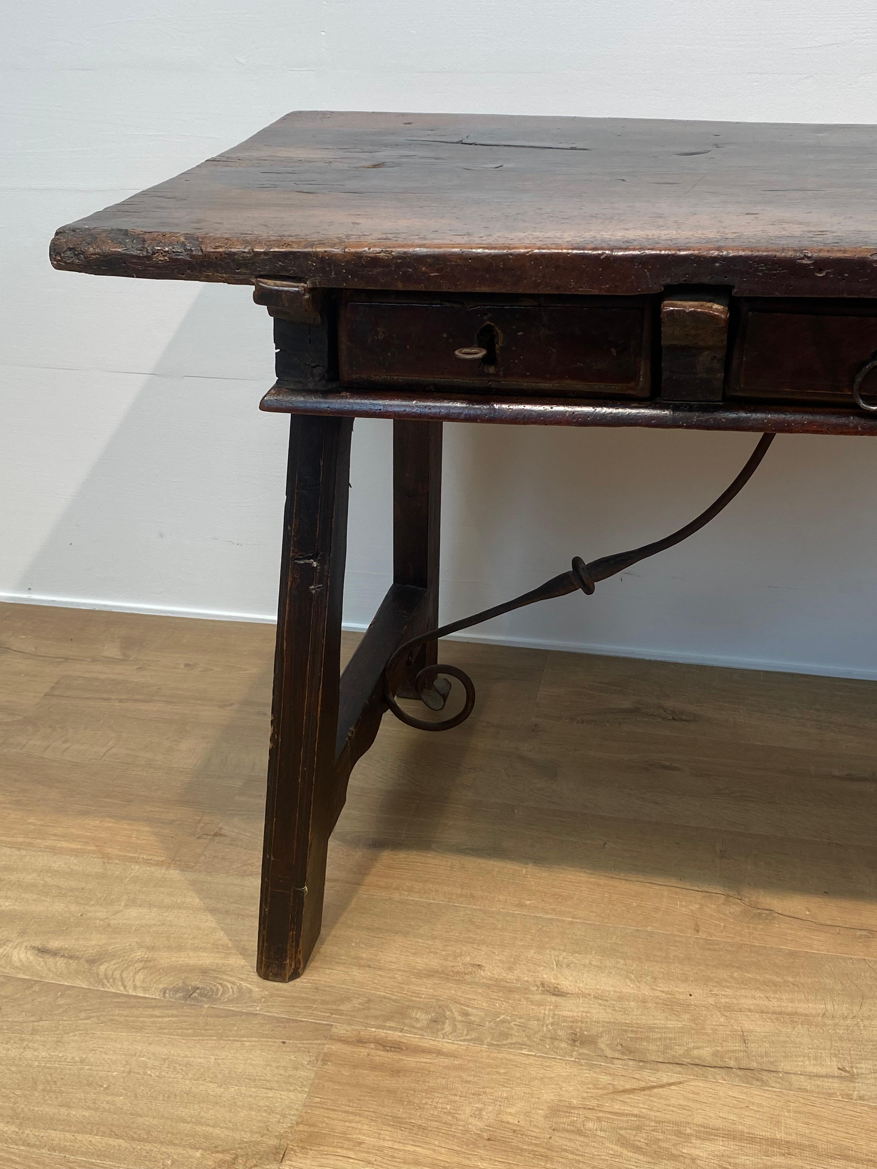 A Brutalist, antique Spanish Table For Sale 7